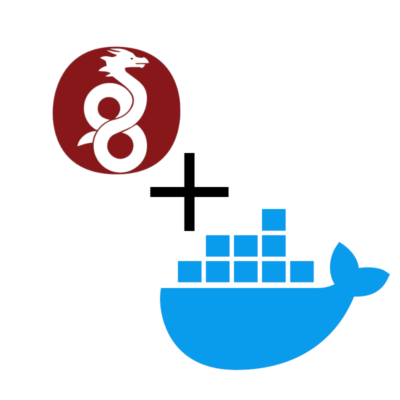 The Wireguard logo and the Docker logo